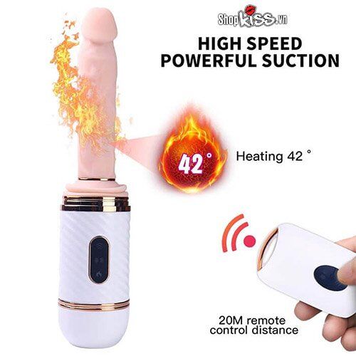 Máy làm tình tự động Cyclone Fire rung thụt sưởi ấm nữ Máy làm tình tự động Cyclone Fire rung thụt sưởi ấm nữ