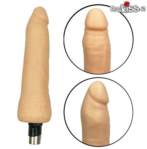 Dương vật giả gắn máy thủ dâm tự động silicon mềm mại màu da Dương vật giả gắn máy thủ dâm tự động silicon mềm mại màu da