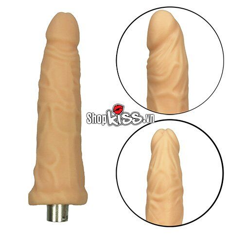 Dương vật giả gắn máy thủ dâm tự động silicon mềm mại màu da Dương vật giả gắn máy thủ dâm tự động silicon mềm mại màu da