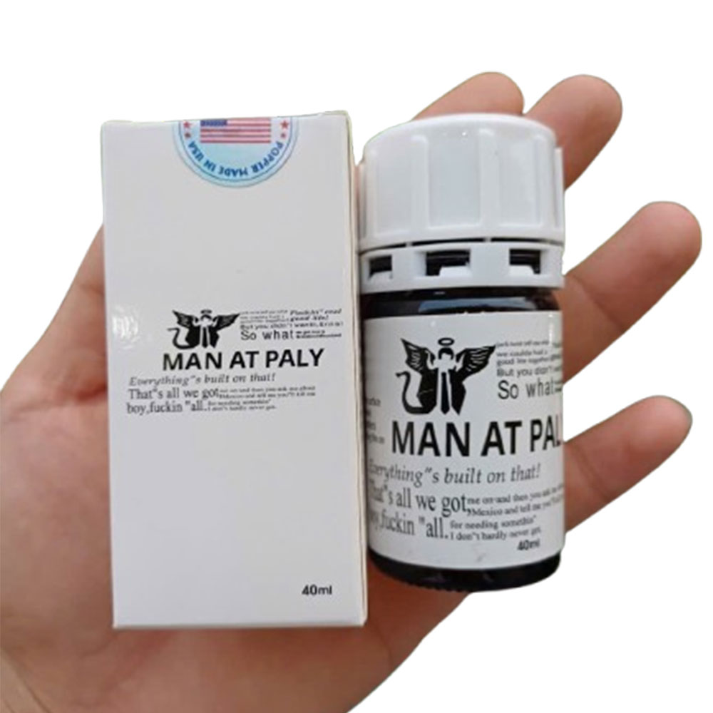 Popper MAN AT PLAY 40ml Trắng Dịu Mạnh Kích Thích Sảng Khoái