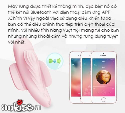 Bướm rung Prettylove cao cấp điều khiển xa tăng khoái cảm