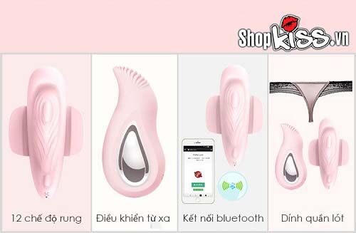 Bướm rung Prettylove dán chip điều khiển từ xa nữ Bướm rung Prettylove dán chip điều khiển từ xa nữ