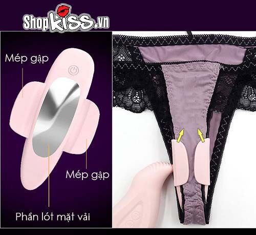 Bướm rung Prettylove dán chip điều khiển từ xa nữ Bướm rung Prettylove dán chip điều khiển từ xa nữ