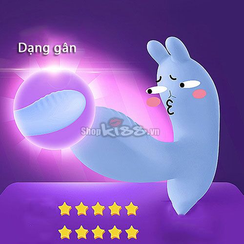 Dương vật mini tai thỏ điều khiển xa mát xa điểm G kích dục