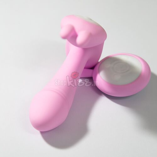 Dương vật mini tai thỏ điều khiển xa mát xa điểm G kích dục