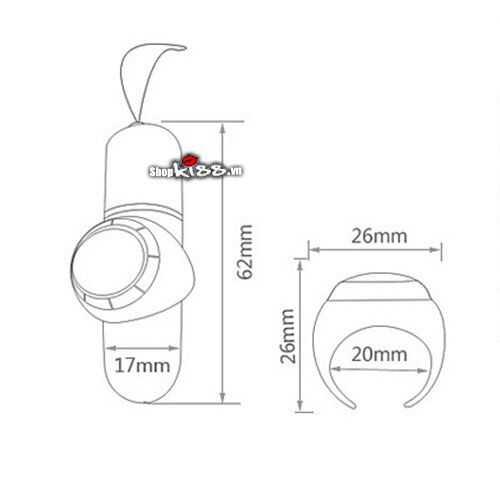 Quần lót siêu rung điều khiển từ xa kích thích điểm G