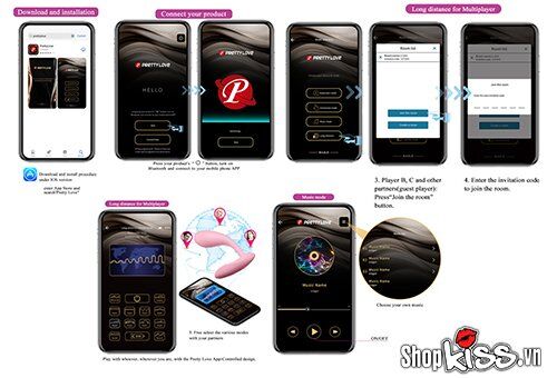  So sánh Trứng rung gắn quần lót massage điểm G Prettylove Baird – Điều khiển xa qua app nhập khẩu
