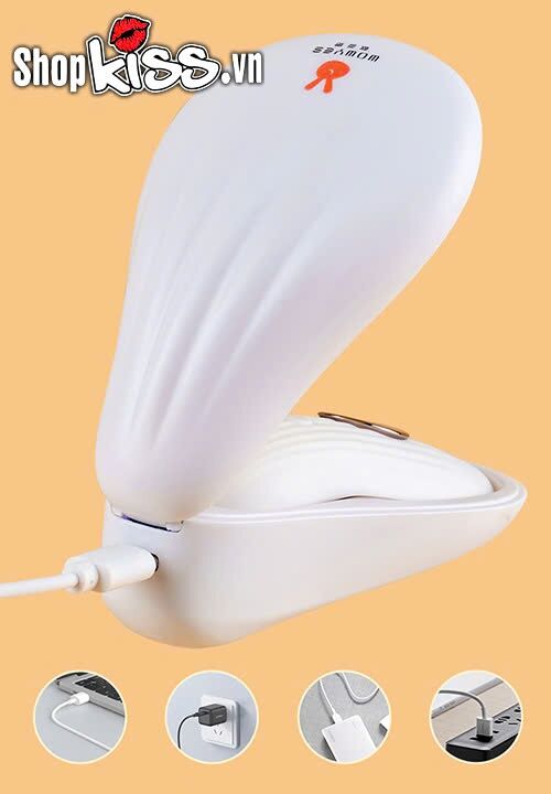 Trứng rung gắn quần lót A4 Shell WOWYES kích thích cực khoái