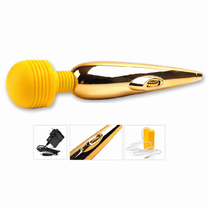  Đại lý Máy Massage Điểm G Sạc Mạ Vàng Mini Massager Gold-Plated Luoge mới nhất