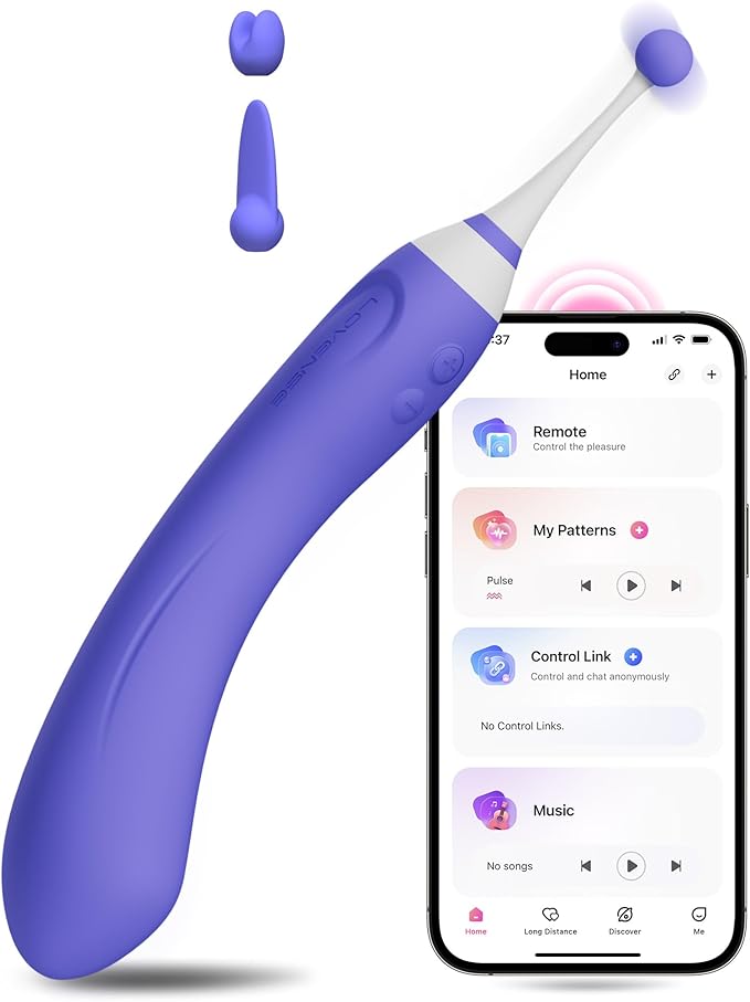 Máy Massage Lovense Hyphy 2 Đầu Kích Thích Mạnh Mẽ, App Thông Minh