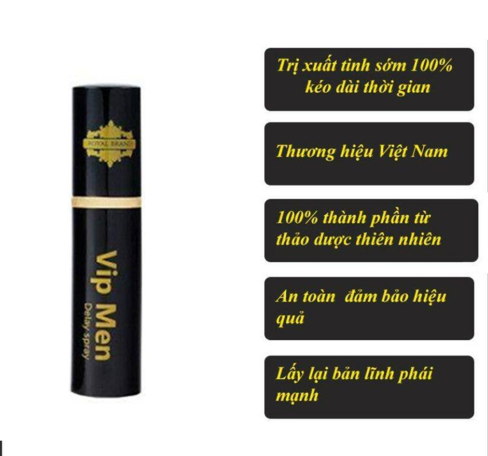 Chai Xịt Vip Men 10ml Kéo Dài Thời Gian Tăng Cường Sinh Lý