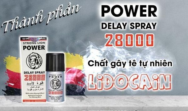 Xịt Delay Lion Power 45ml Kéo Dài Đến 60 Phút - Chính Hãng