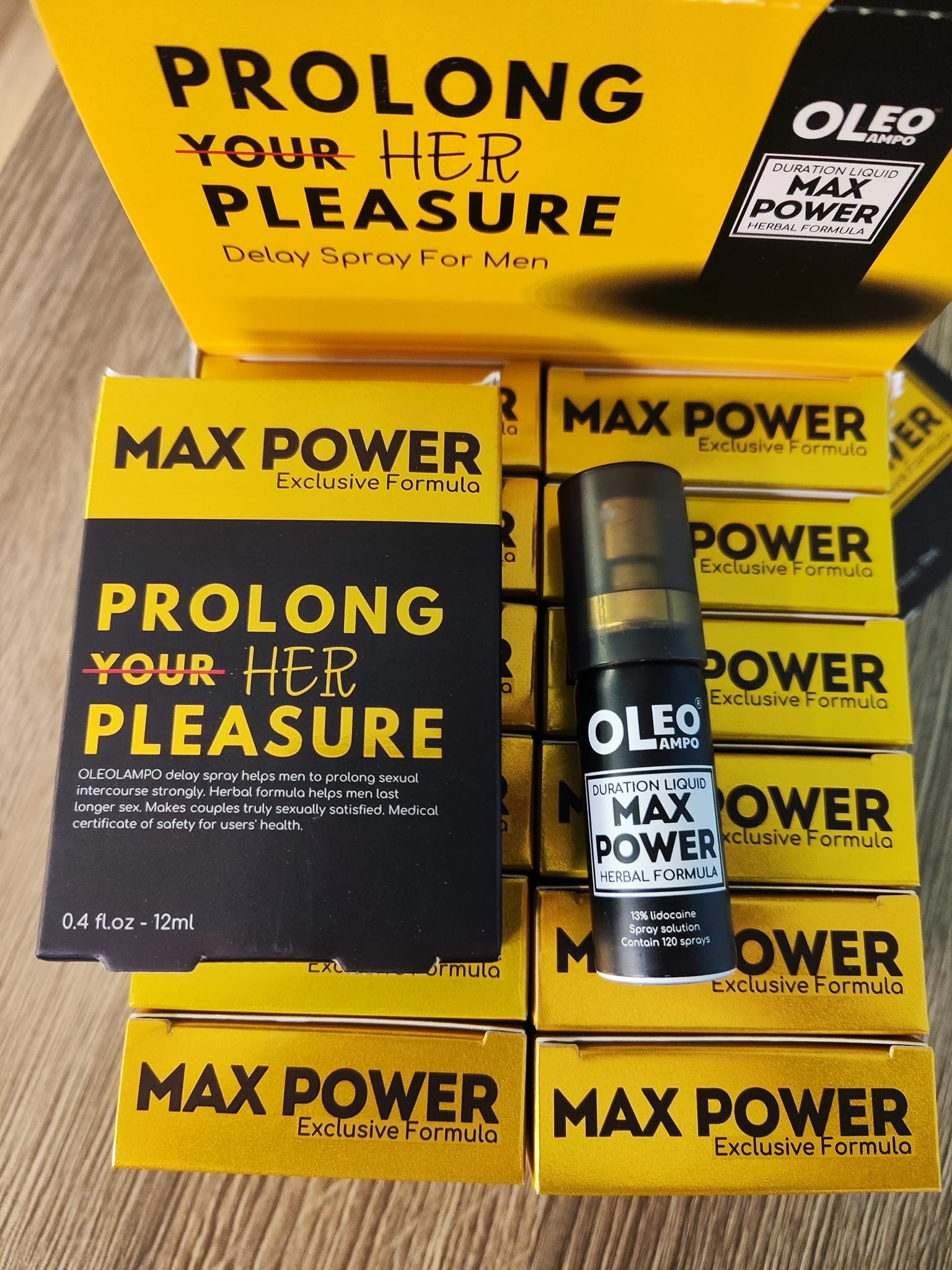 Chai Xịt Oleo Lampo 12ml Tăng Cường Hiệu Quả Kéo Dài Thời Gian