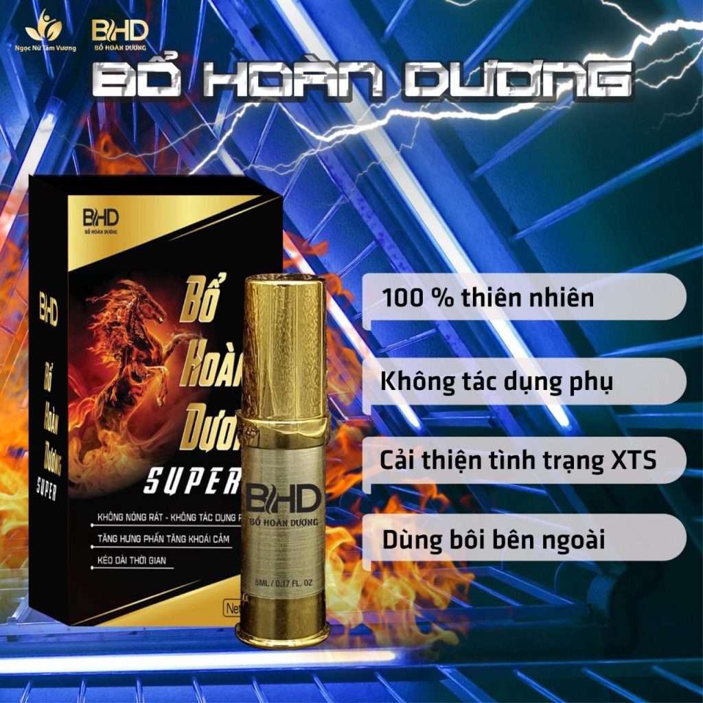 Chai Xịt Bổ Hoàn Dương Super 5ml Tăng Cường Sinh Lý Nam