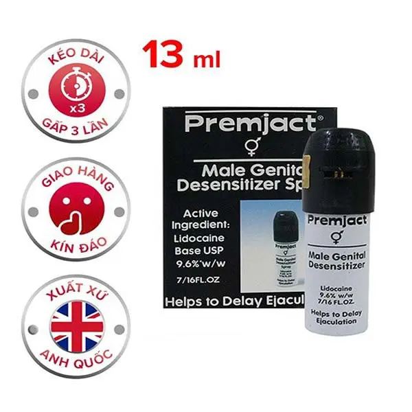 Chai Xịt Premjact 15ml Kéo Dài Thời Gian Yêu Tăng Khoái Cảm