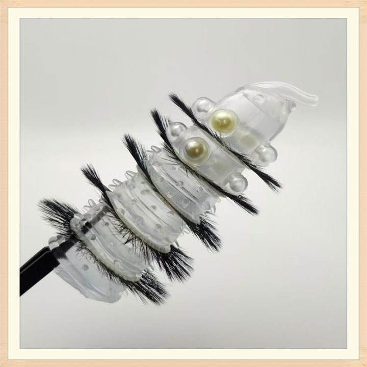 바이킹 2중 콘돔 5개 고리 강화 자극 미끄럼 방지 품질