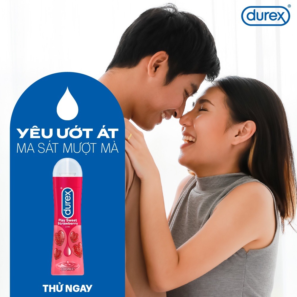  Phân phối Gel Bôi Trơn Có Hương Durex Play Saucy Strawberry 100ml loại tốt