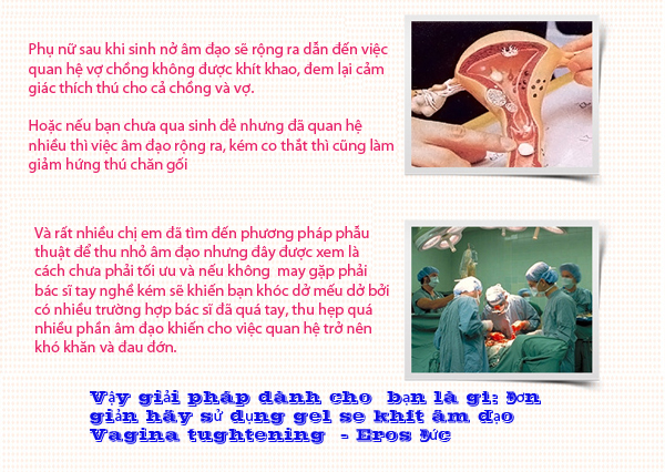 Gel Se Khít Âm Đạo EROS Gìn Giữ Thanh Xuân Hỗ Trợ Sinh Lý Nữ