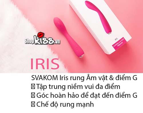  Review Máy massage âm đạo Svakom Iris – Sướng điếng cả người hàng mới về