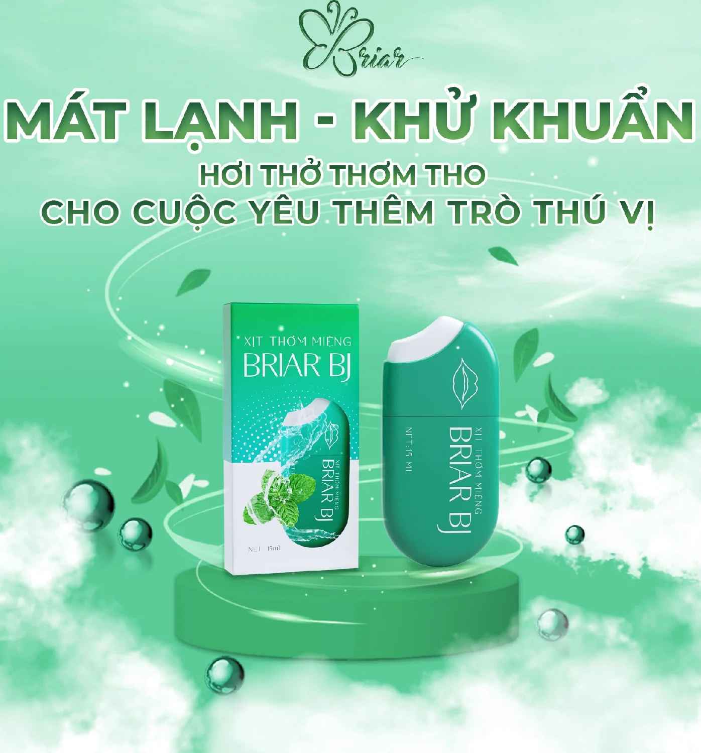  Thông tin Xịt BJ Thơm Miệng Briar Giúp Khử Khuẩn Giữ Miệng Thơm Tho tốt nhất