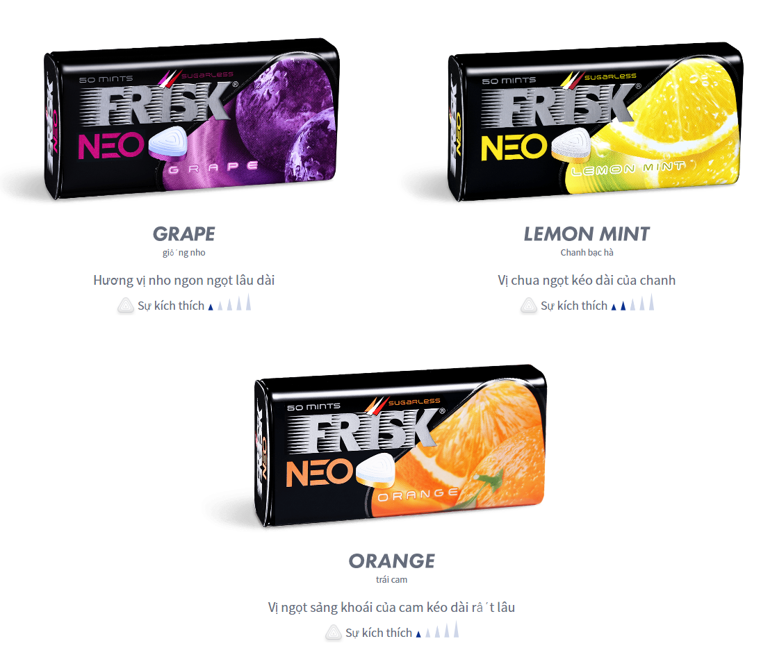  Review Kẹo Ngậm Tình Yêu Frisk Neo Nhật Bản hàng mới về