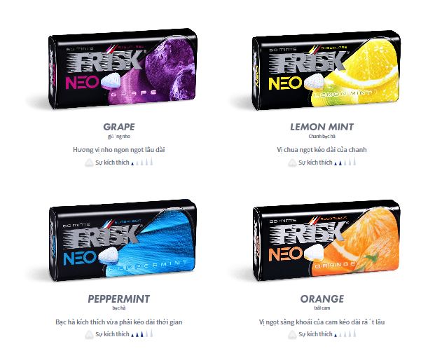  Review Kẹo Ngậm Tình Yêu Frisk Neo Nhật Bản hàng mới về