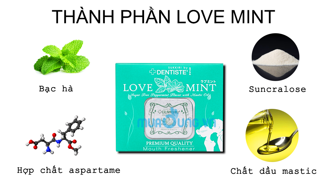  Đại lý Kẹo LOVE MINT - Kẹo Tình Yêu Thái Lan loại tốt