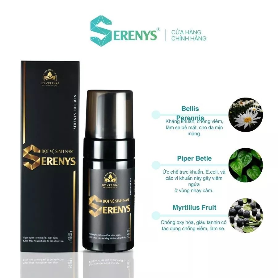  Đại lý Bọt Vệ Sinh Nam Serenys 100ml loại tốt