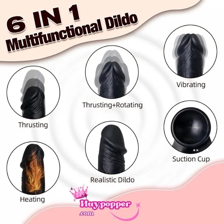 Dương vật giả rung thụt tự động châu Phi gia nhiệt 42 độ Dương vật giả rung thụt tự động châu Phi gia nhiệt 42 độ