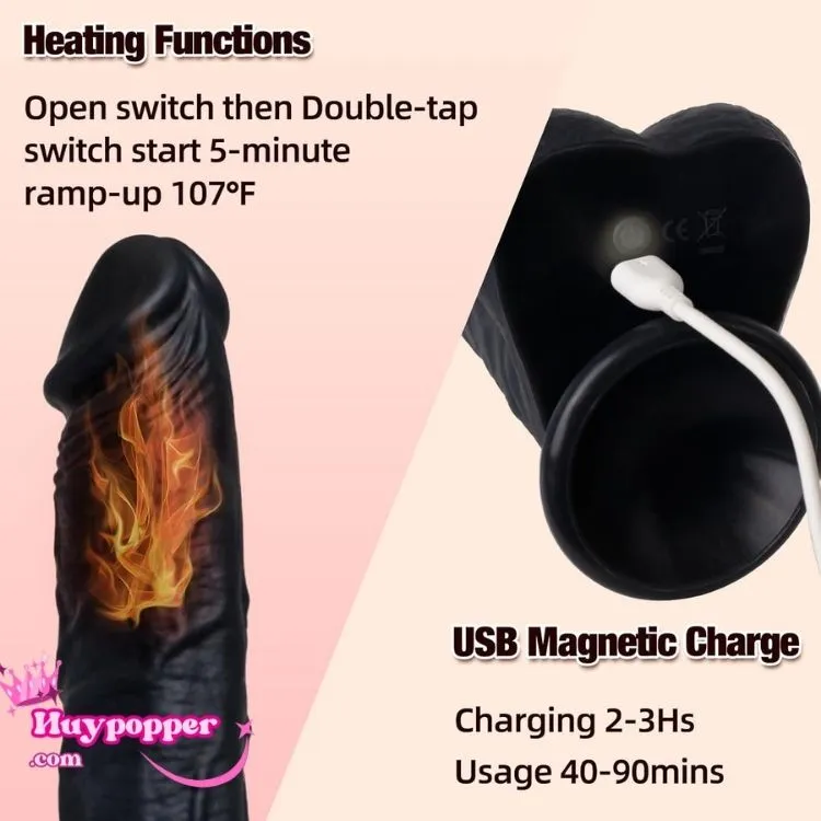 Dương vật giả rung thụt tự động châu Phi gia nhiệt 42 độ Dương vật giả rung thụt tự động châu Phi gia nhiệt 42 độ