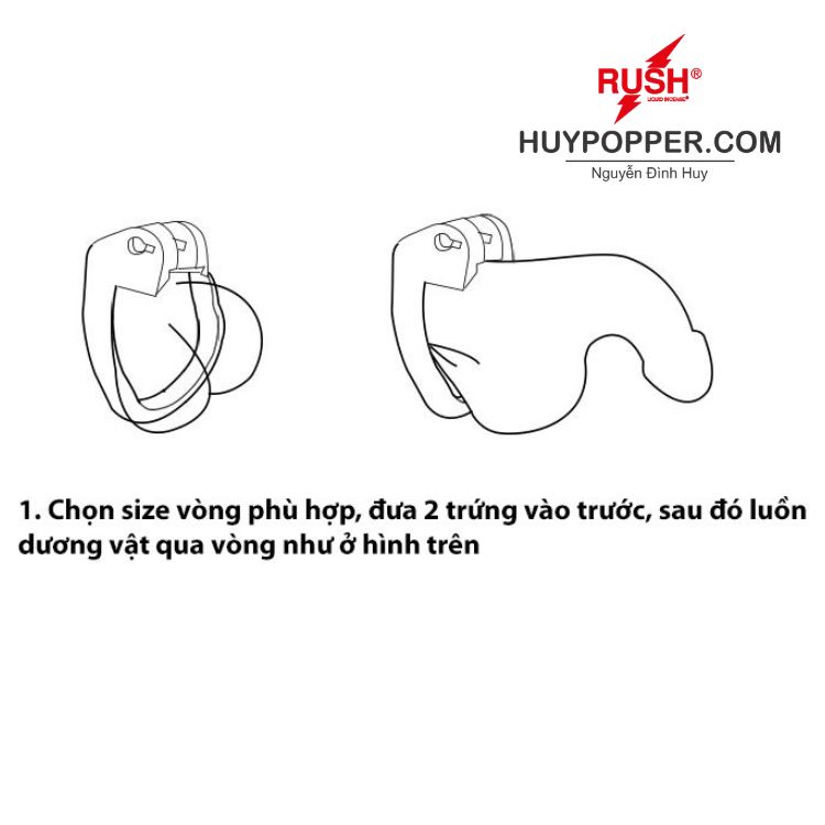 Vòng Inox Cao Cấp Tăng Khoái Cảm Bền Bỉ Dụng Cụ Nam