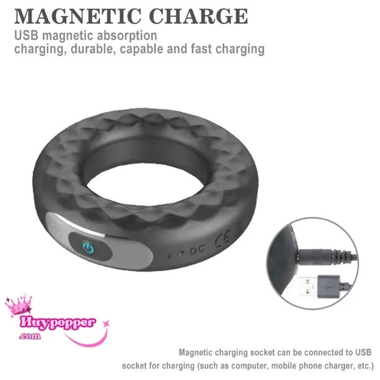 Vòng đeo dương vật rung bánh xe tăng khoái cảm nam giới Vòng đeo dương vật rung bánh xe tăng khoái cảm nam giới