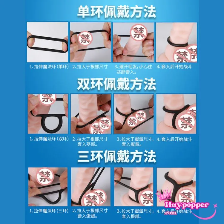 Vòng đeo dương vật Smart Ring mềm mại tăng khoái cảm Vòng đeo dương vật Smart Ring mềm mại tăng khoái cảm