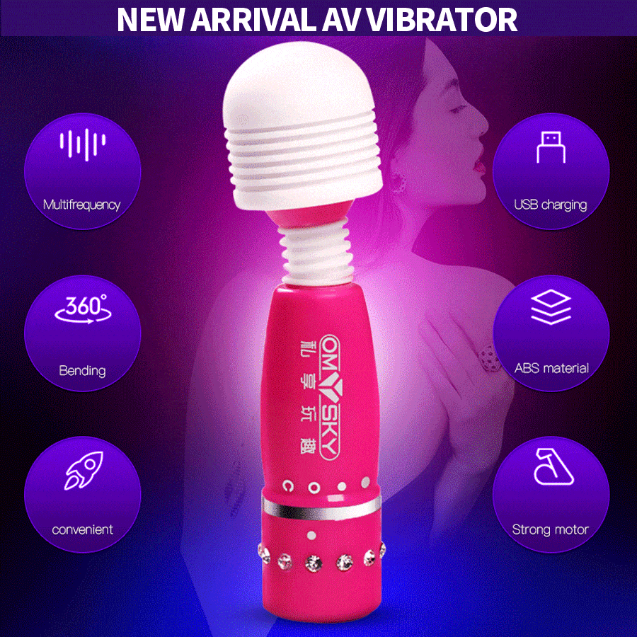 Chày rung AV03 mini siêu mềm giá tốt cho nữ mát xa thư giãn