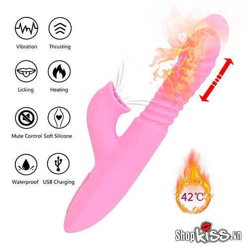  Kho sỉ Máy massage điểm G và âm vật đa năng Dibe – Rung ngoáy thụt liếm sưởi ấm cao cấp