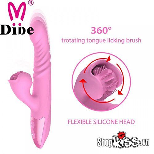  Sỉ Máy massage điểm G và âm vật đa năng Dibe – Rung thụt ngoáy xoay tỏa nhiệt hàng mới về