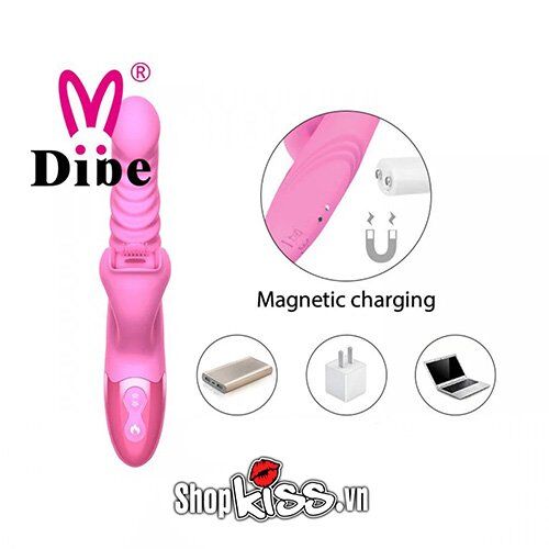  Sỉ Máy massage điểm G và âm vật đa năng Dibe – Rung thụt ngoáy xoay tỏa nhiệt hàng mới về