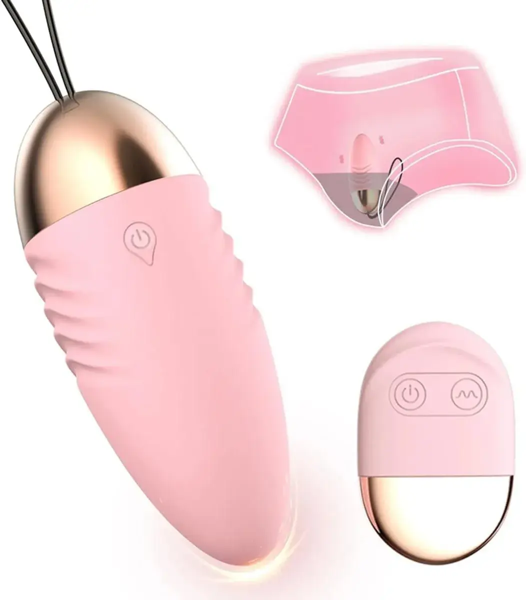 Trứng rung mini điều khiển xa DV04A silicone ABS, 10 chế độ, pin AAA