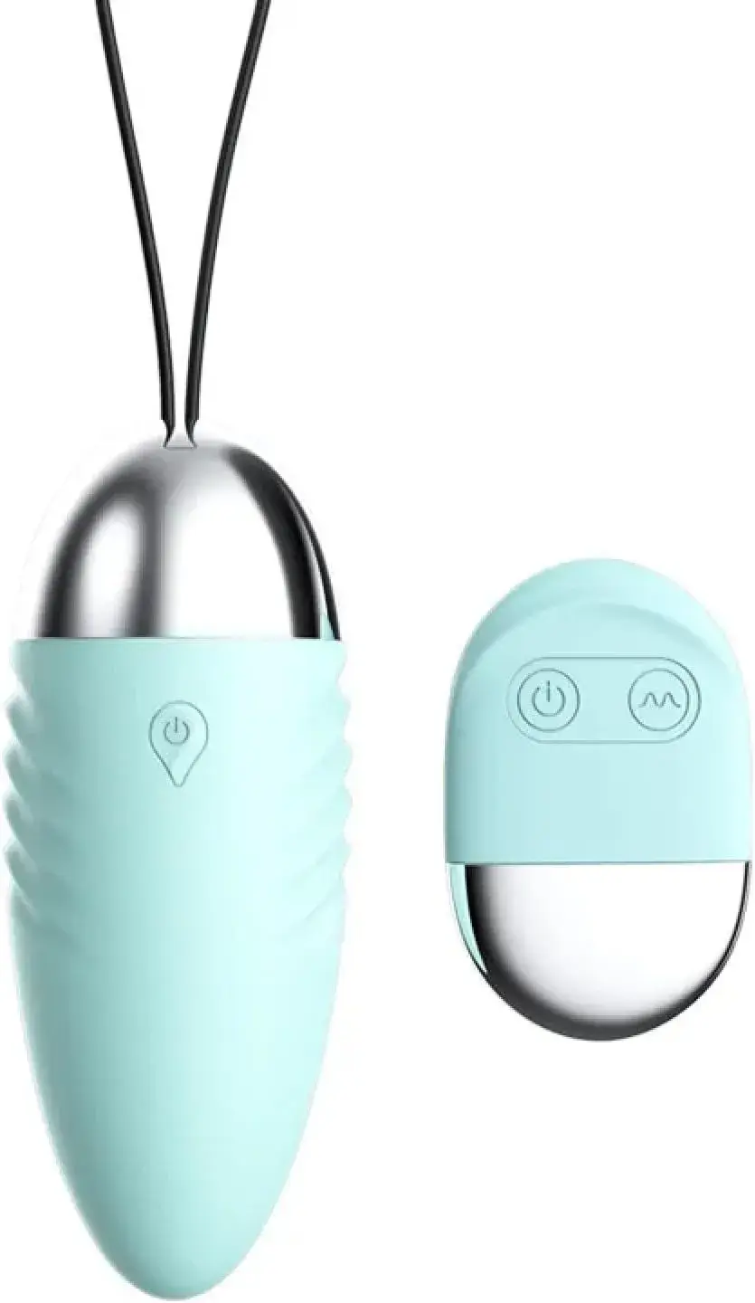Trứng rung mini điều khiển xa DV04A silicone ABS, 10 chế độ, pin AAA