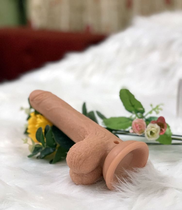 Dương vật giả gắn tường siêu rung siêu mềm mại như thật