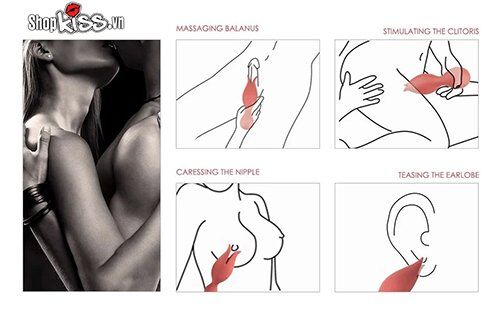  Sỉ Máy massage 2 đầu kích thích đa điểm Svakom Siren loại tốt