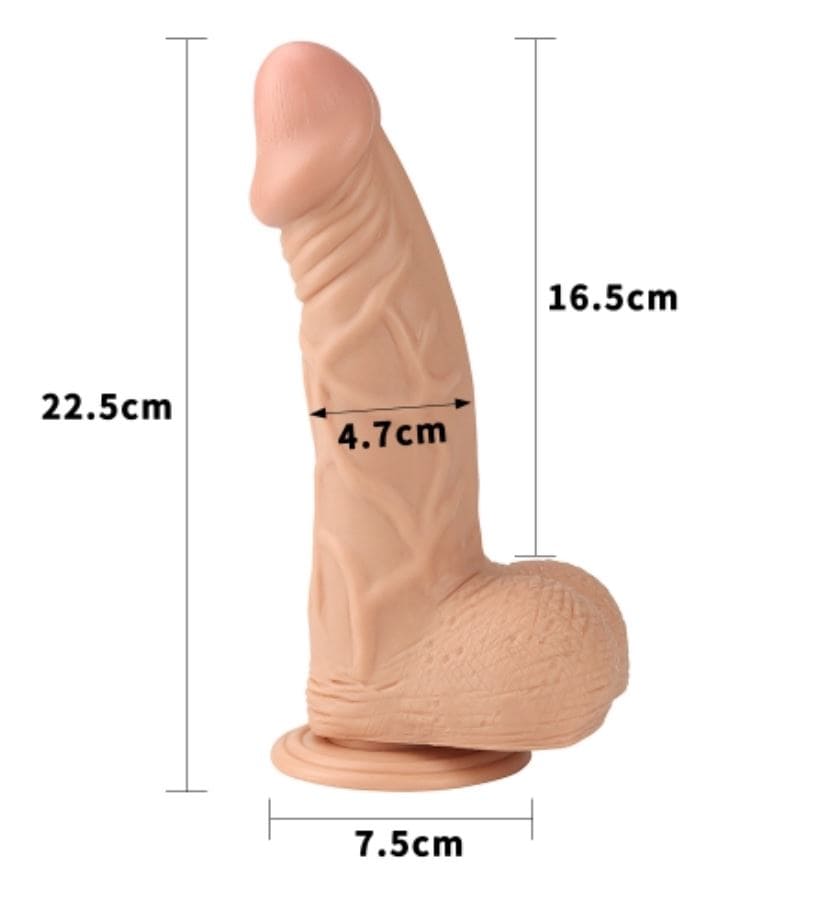 DV56A Dương vật giả rung hít tường cảm giác thật sướng mê