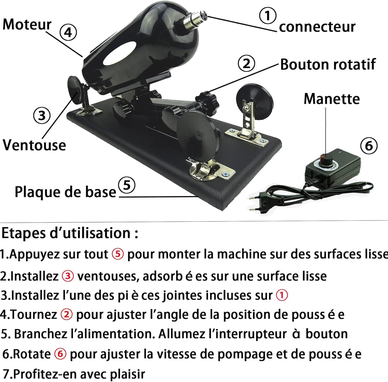 DC50P Dương vật giả có đế làm tình tự động SƯỚNG nữ giới