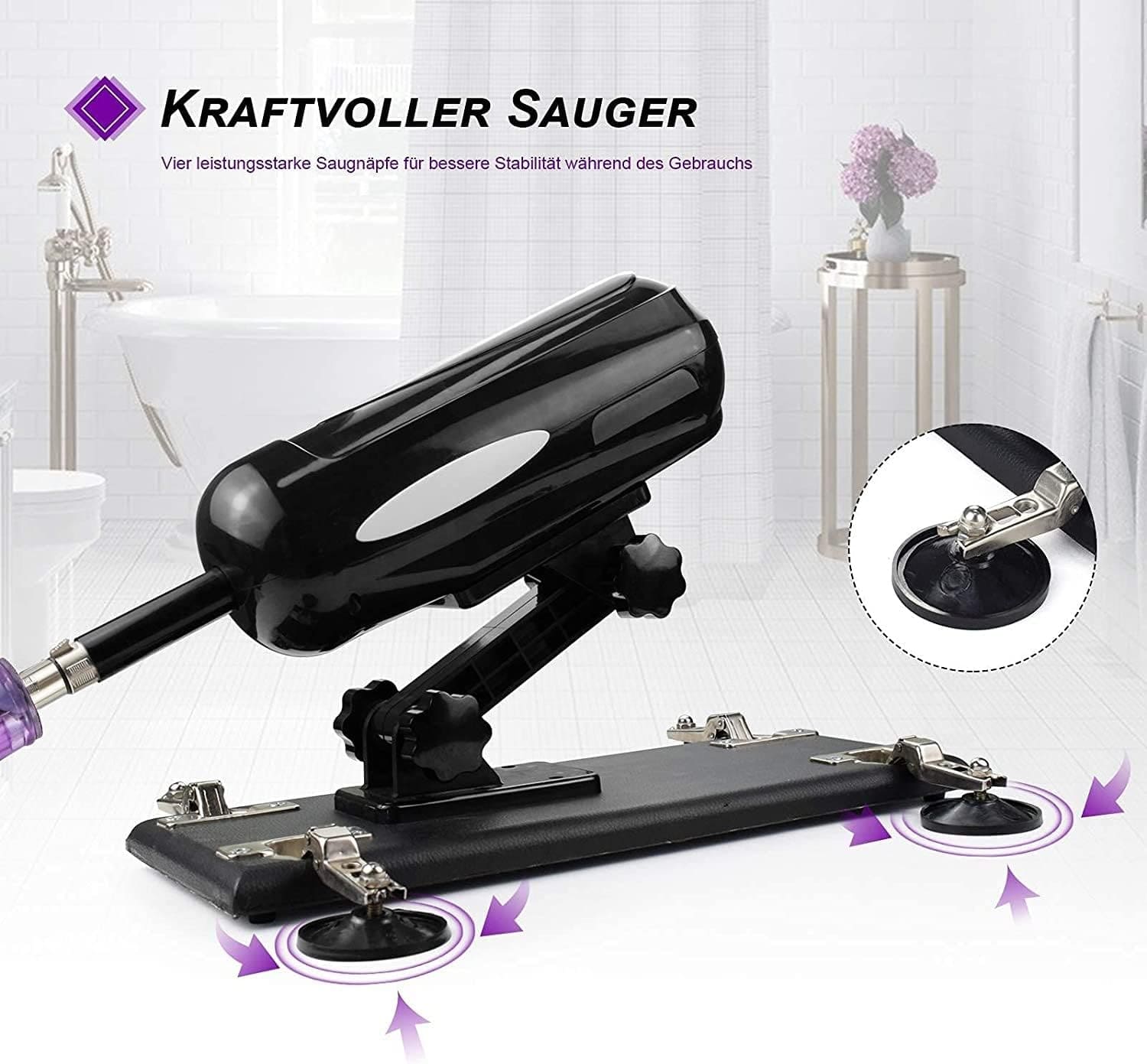 DC50P Dương vật giả có đế làm tình tự động SƯỚNG nữ giới