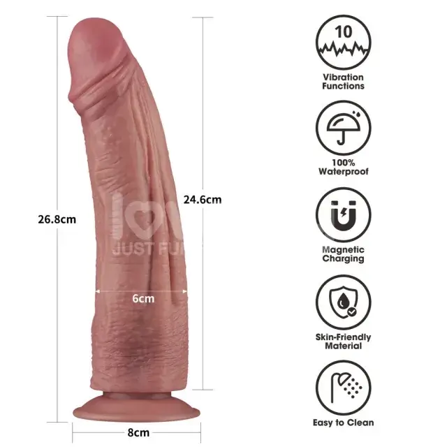 Dương vật giả siêu to có rung DV55S kích thích cực đỉnh