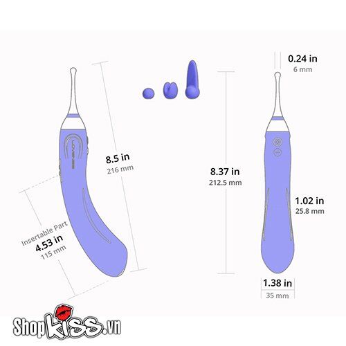 Máy Rung 2 Đầu Lovense Hyphy App Điều Khiển Cực Sướng