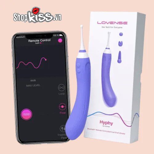 Máy Rung 2 Đầu Lovense Hyphy App Điều Khiển Cực Sướng