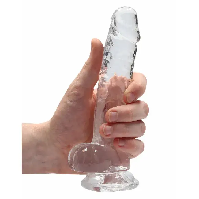 Đồ chơi tình dục trong suốt mềm mại đế hít tiện dụng DV55N