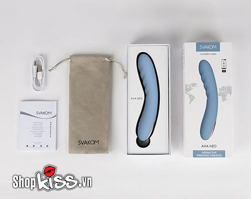 Máy massage Svakom Ava Neo đa chế độ rung thụt, điều khiển app tiện lợi