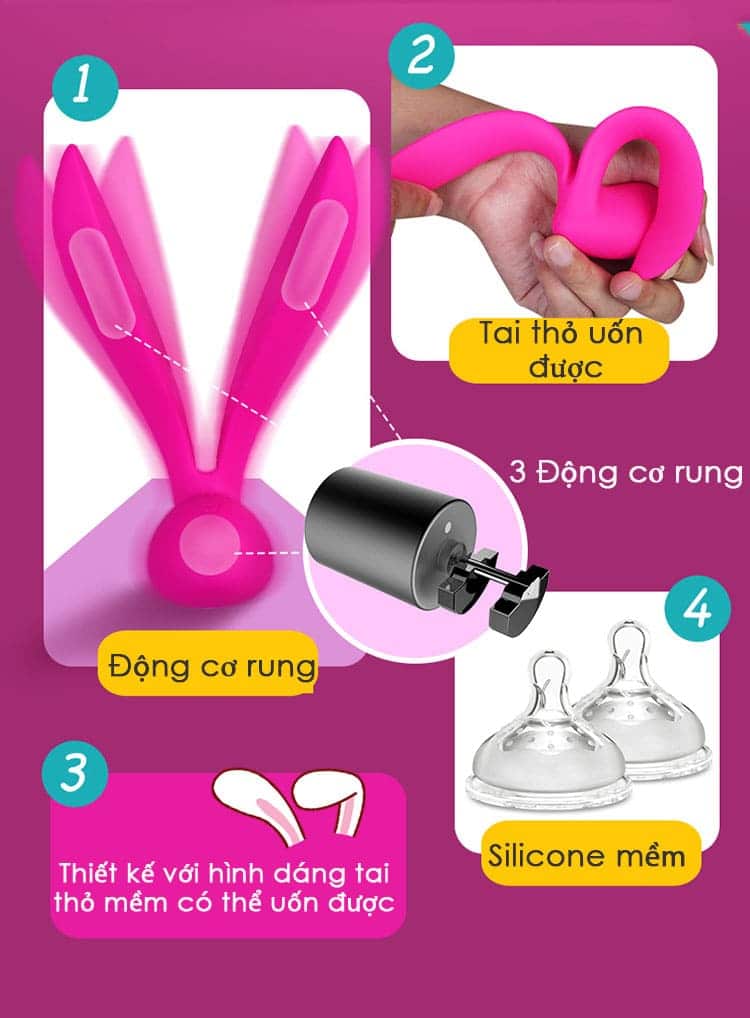Trứng rung thỏ M42B Nhật Bản cao cấp kích thích cực mạnh